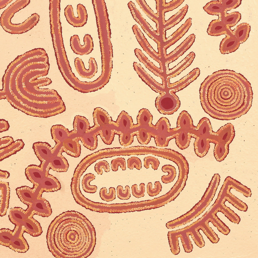 Aboriginal Artwork by Rita Watson, Irlupa, 91x91cm