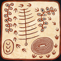 Aboriginal Artwork by Rita Watson, Irlupa, 91x91cm