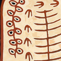 Aboriginal Artwork by Rita Watson, Irlupa, 91x91cm