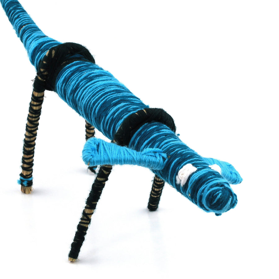 Aboriginal Artwork by Rochelle Ferguson - Tjanpi Papa (dog) Sculpture