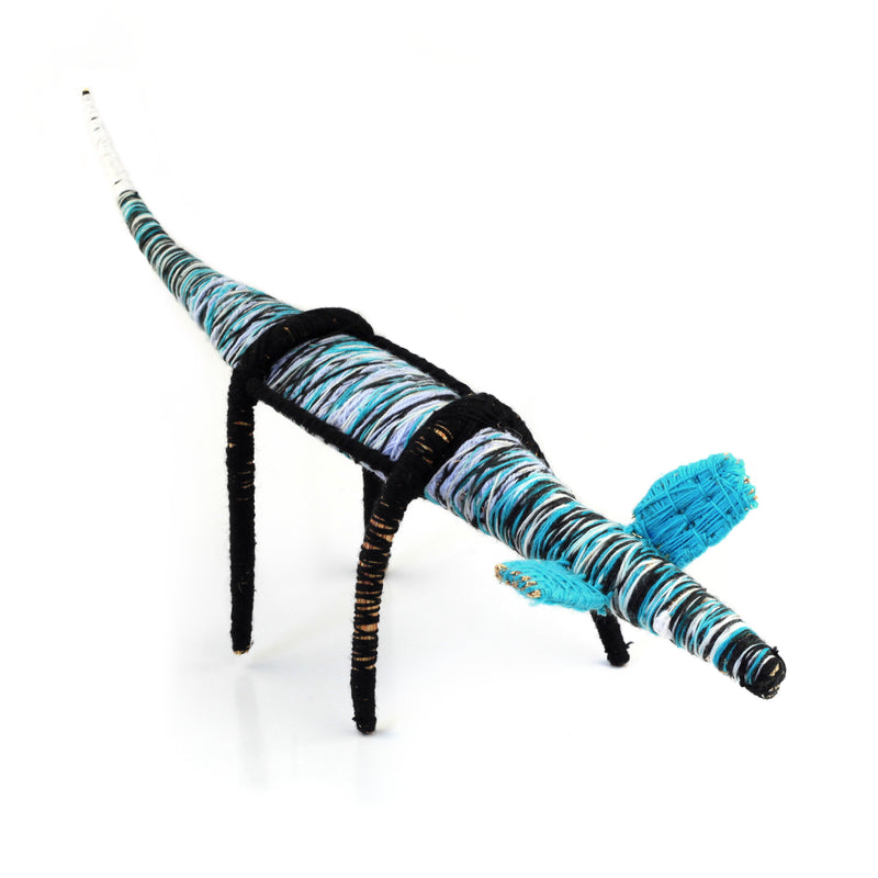 Aboriginal Artwork by Rochelle Ferguson - Tjanpi Papa (dog) Sculpture