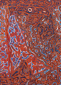 Aboriginal Artwork by Rochelle Nakamarra Curtis, Lappi Lappi Dreaming, 107x76cm