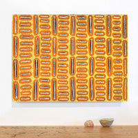 Aboriginal Artwork by Roderick Japangardi Green, Yankirri Jukurrpa (Emu Dreaming) - Ngarlikurlangu, 61x46cm