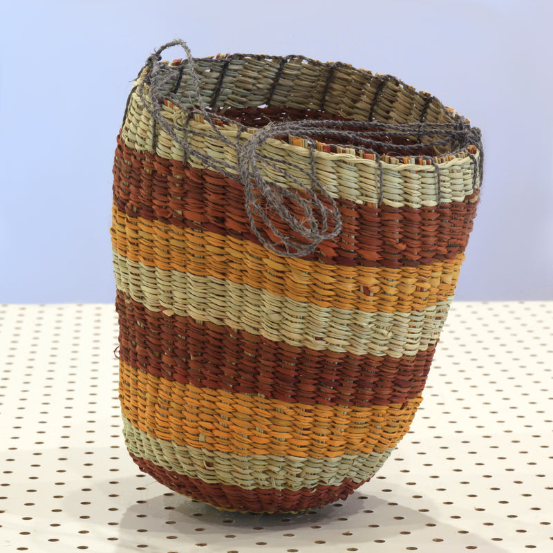 Aboriginal Artwork by Rose Budukulawuy Guyula, Gapuwiyak - Dilly Bag (20x15x14cm)