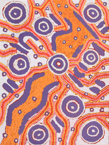 Aboriginal Art by Roseranna Napaljarri Larry, Warliyajarrayi, 80x60cm - ART ARK®