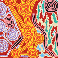 Aboriginal Artwork by Roseranna Napaljarri Larry, Warliyajarrayi, 88.5x77.5cm