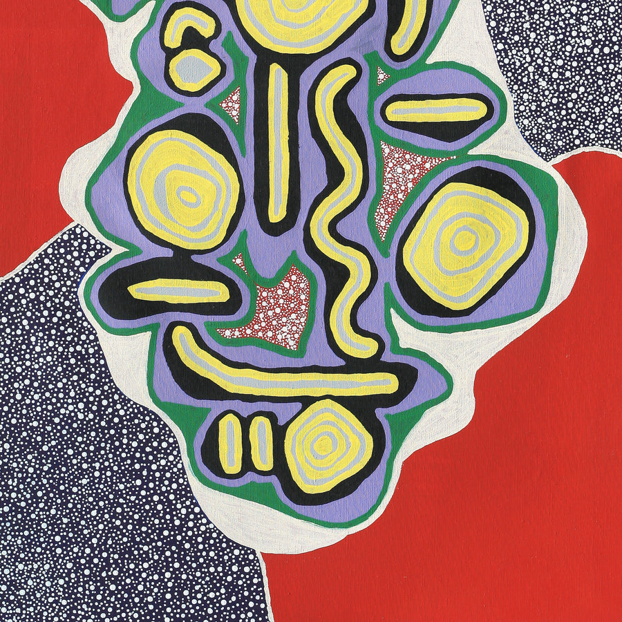 Aboriginal Artwork by Roseranna Napaljarri Larry, Warliyajarrayi, 122x71cm