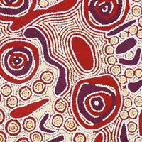 Aboriginal Artwork by Roseranna Napaljarri Larry, Warliyajarrayi, 70x60cm