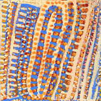 Aboriginal Artwork by Rosie Nangala Flemming, Ngapa Jukurrpa - Mikanji 30x30cm