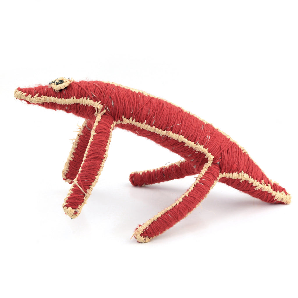 Aboriginal Artwork by Ruth Bates - Tinka (Goanna) Tjanpi Sculpture