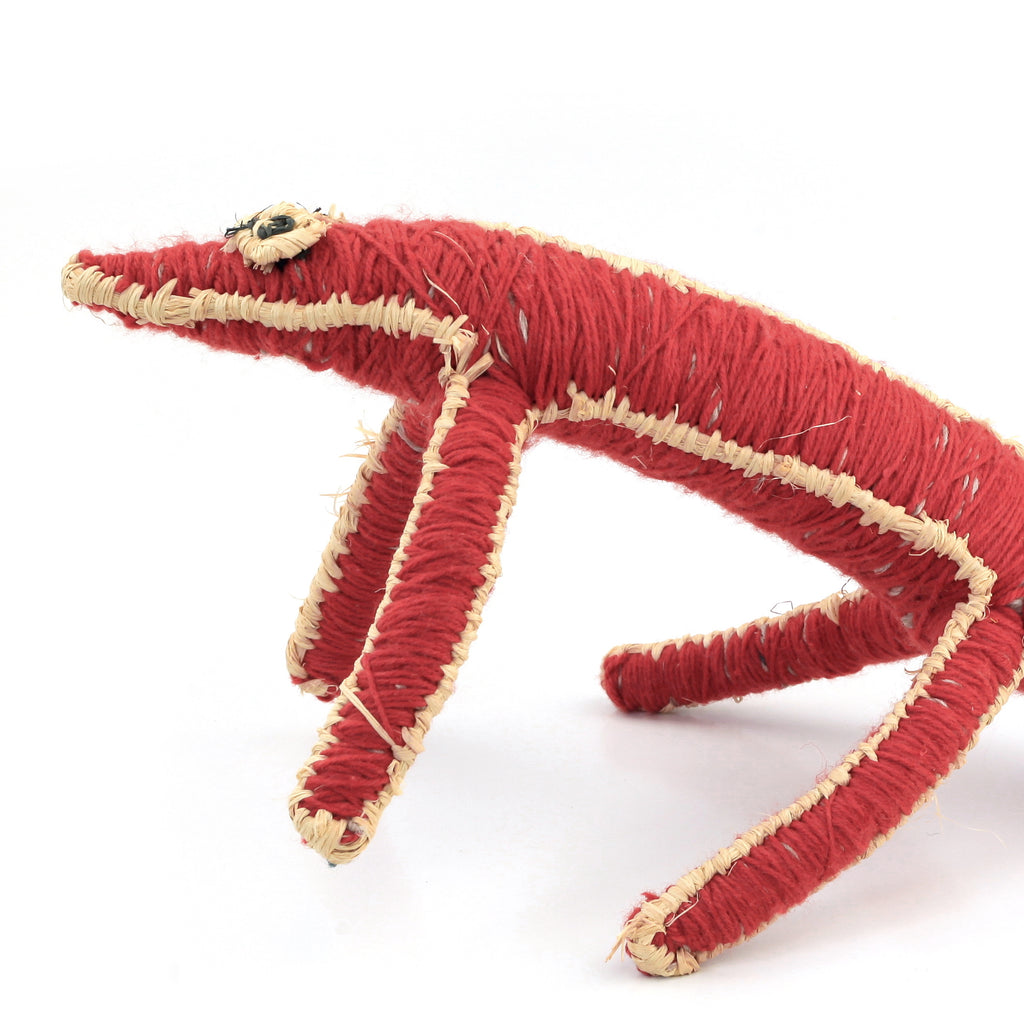 Aboriginal Artwork by Ruth Bates - Tinka (Goanna) Tjanpi Sculpture