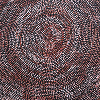 Aboriginal Artwork by Sarah Napurrurla Leo, Ngapa Jukurrpa (Water Dreaming), 30x30cm