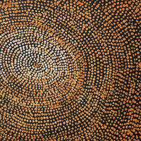 Aboriginal Artwork by Sarah Napurrurla Leo, Ngapa Jukurrpa (Water Dreaming), 30x30cm