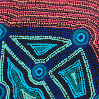 Aboriginal Artwork by Sabrina Nungarrayi Gibson, Yankirri Jukurrpa (Emu Dreaming) - Ngarlikurlangu, 91x61cm