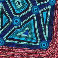 Aboriginal Artwork by Sabrina Nungarrayi Gibson, Yankirri Jukurrpa (Emu Dreaming) - Ngarlikurlangu, 91x61cm