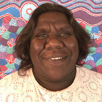 Aboriginal Artwork by Sabrina Nungarrayi Gibson, Yankirri Jukurrpa (Emu Dreaming) - Ngarlikurlangu, 122x107cm