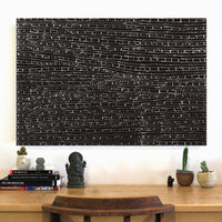 Aboriginal Artwork by Sabrina Nangala Robertson, Ngapa Jukurrpa (Water Dreaming) - Pirlinyarnu, 91x61cm