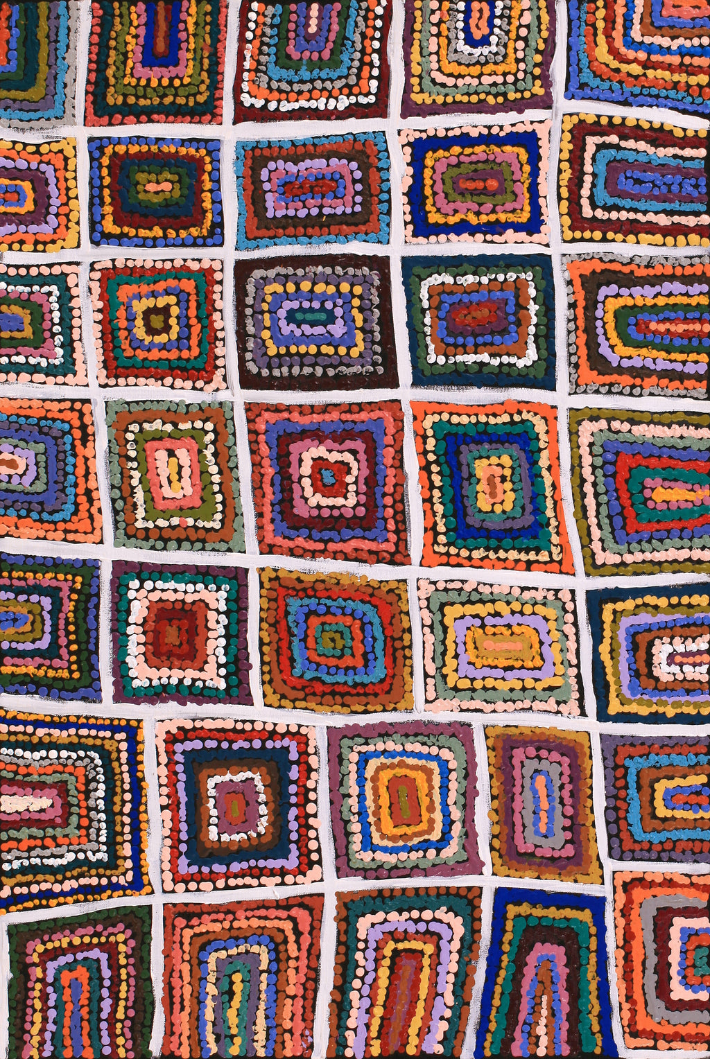 Aboriginal Artwork by Samuel Miller, Ngayuku Ngurra, 91x61cm