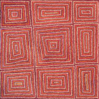 Aboriginal Art by Sandra Turner, Yalka at Karinyarra, 50x50cm - ART ARK®