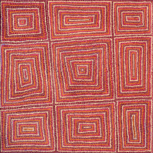 Aboriginal Artwork by Sandra Turner, Yalka at Karinyarra, 50x50cm - ART ARK®