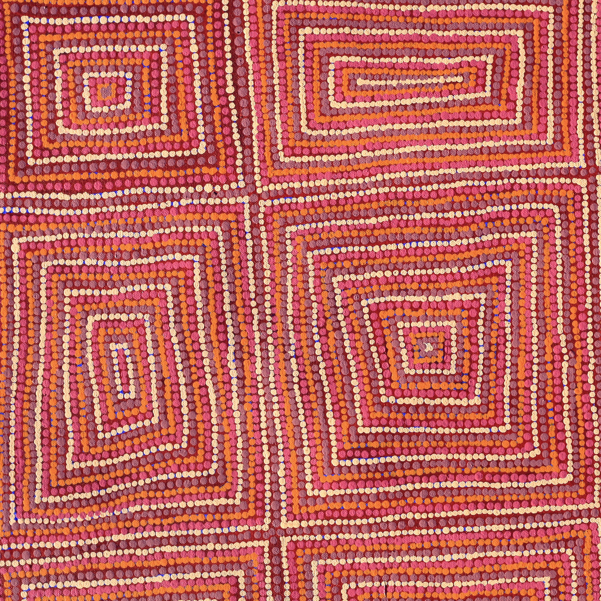 Aboriginal Art by Sandra Turner, Yalka at Karinyarra, 50x50cm - ART ARK®