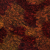 Aboriginal Artwork by Sarah Napurrurla Leo, Ngapa Jukurrpa (Water Dreaming) - Puyurru, 107x46cm