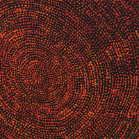 Aboriginal Artwork by Sarah Napurrurla Leo, Ngapa Jukurrpa (Water Dreaming) - Puyurru, 46x46xcm