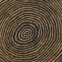 Aboriginal Artwork by Sarah Napurrurla Leo, Ngapa Jukurrpa (Water Dreaming) - Puyurru, 76x76cm