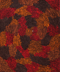 Aboriginal Artwork by Sarah Napurrurla Leo, Ngapa Jukurrpa (Water Dreaming) - Puyurru, 91x76cm