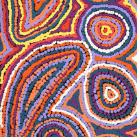 Aboriginal Artwork by Sarah Napaljarri Simms, Mina Mina Jukurrpa - Ngalyipi, 122x30cm