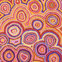 Aboriginal Art by Sarah Napaljarri Simms, Mina Mina Jukurrpa - Ngalyipi, 182x61cm - ART ARK®