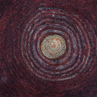 Aboriginal Artwork by Sarah Napurrurla Leo, Ngapa Jukurrpa (Water Dreaming), 107x107cm