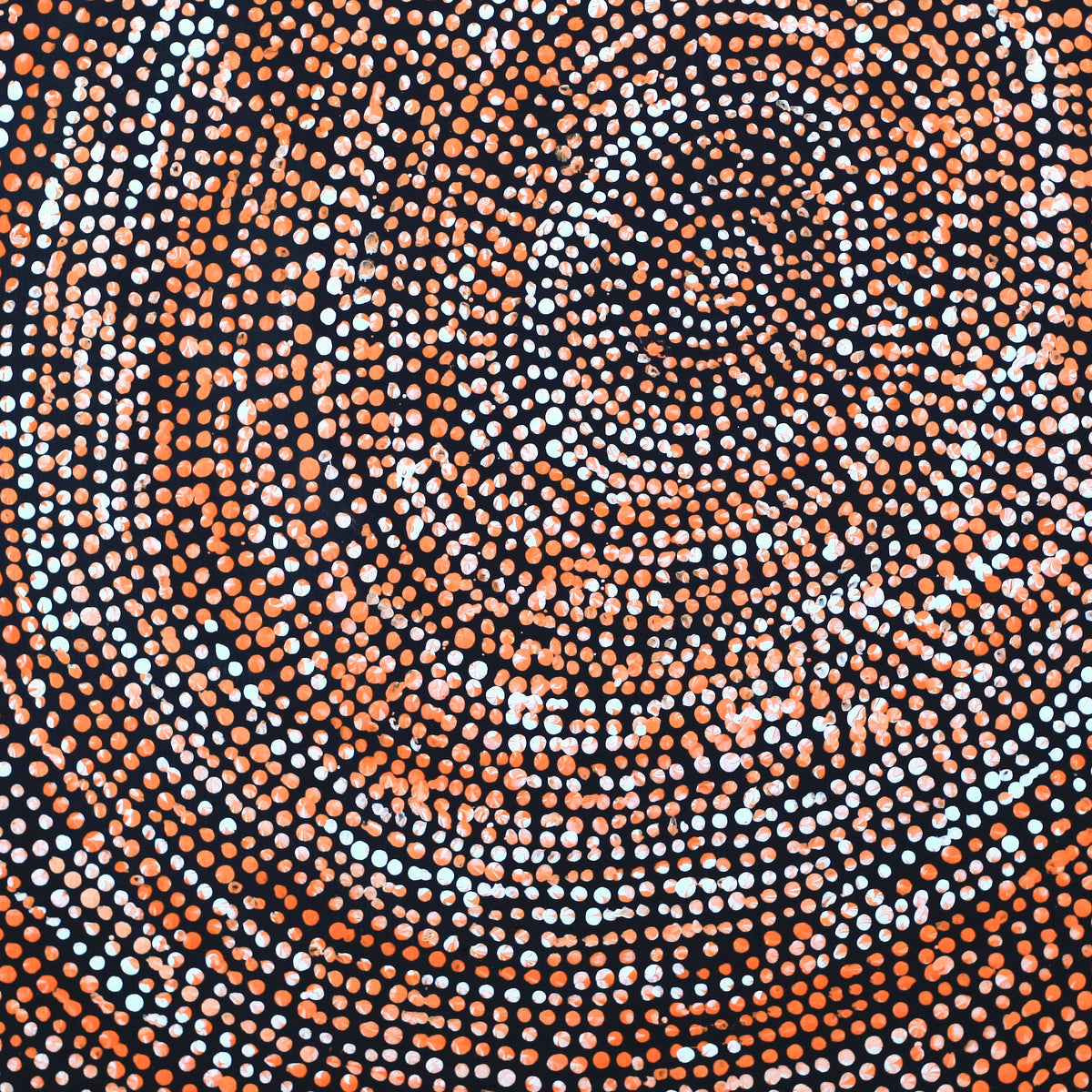 Aboriginal Artwork by Sarah Napurrurla Leo, Ngapa Jukurrpa (Water Dreaming), 30x30cm