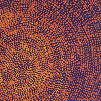 Aboriginal Artwork by Sarah Napurrurla Leo, Ngapa Jukurrpa (Water Dreaming), 30x30cm