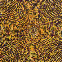Aboriginal Artwork by Sarah Napurrurla Leo, Ngapa Jukurrpa (Water Dreaming), 30x30cm