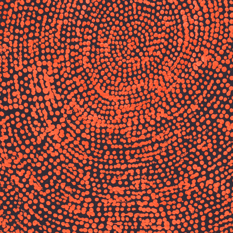 Aboriginal Artwork by Sarah Napurrurla Leo, Ngapa Jukurrpa (Water Dreaming), 30x30cm