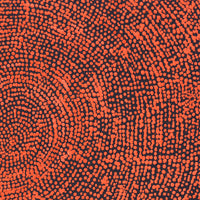 Aboriginal Artwork by Sarah Napurrurla Leo, Ngapa Jukurrpa (Water Dreaming), 30x30cm