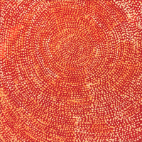 Aboriginal Artwork by Sarah Napurrurla Leo, Ngapa Jukurrpa (Water Dreaming), 30x30cm