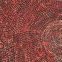 Aboriginal Artwork by Sarah Napurrurla Leo, Ngapa Jukurrpa (Water Dreaming), 30x30cm