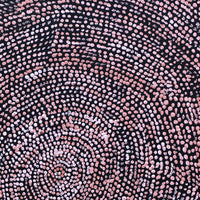 Aboriginal Artwork by Sarah Napurrurla Leo, Ngapa Jukurrpa (Water Dreaming), 30x30cm