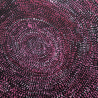 Aboriginal Art by Sarah Napurrurla Leo, Ngapa Jukurrpa (Water Dreaming), 30x30cm - ART ARK®