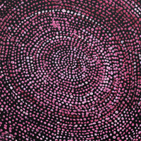 Aboriginal Artwork by Sarah Napurrurla Leo, Ngapa Jukurrpa (Water Dreaming), 30x30cm