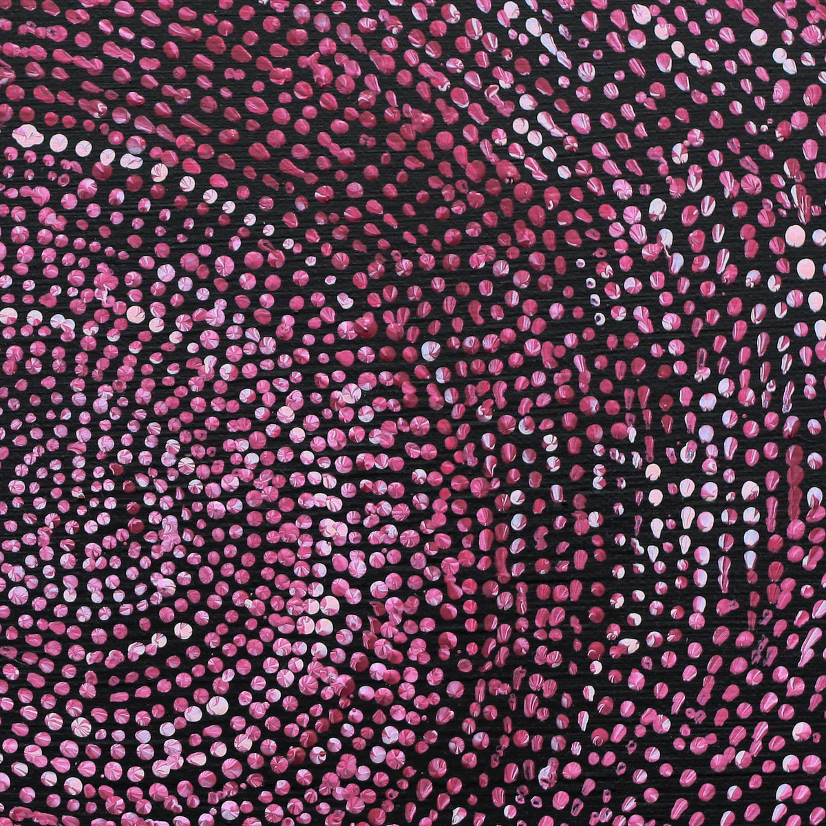 Aboriginal Artwork by Sarah Napurrurla Leo, Ngapa Jukurrpa (Water Dreaming), 30x30cm