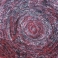 Aboriginal Artwork by Sarah Napurrurla Leo, Ngapa Jukurrpa (Water Dreaming), 30x30cm