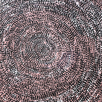 Aboriginal Artwork by Sarah Napurrurla Leo, Ngapa Jukurrpa (Water Dreaming), 30x30cm