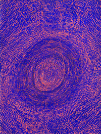 Aboriginal Artwork by Sarah Napurrurla Leo, Ngapa Jukurrpa (Water Dreaming), 61x46cm
