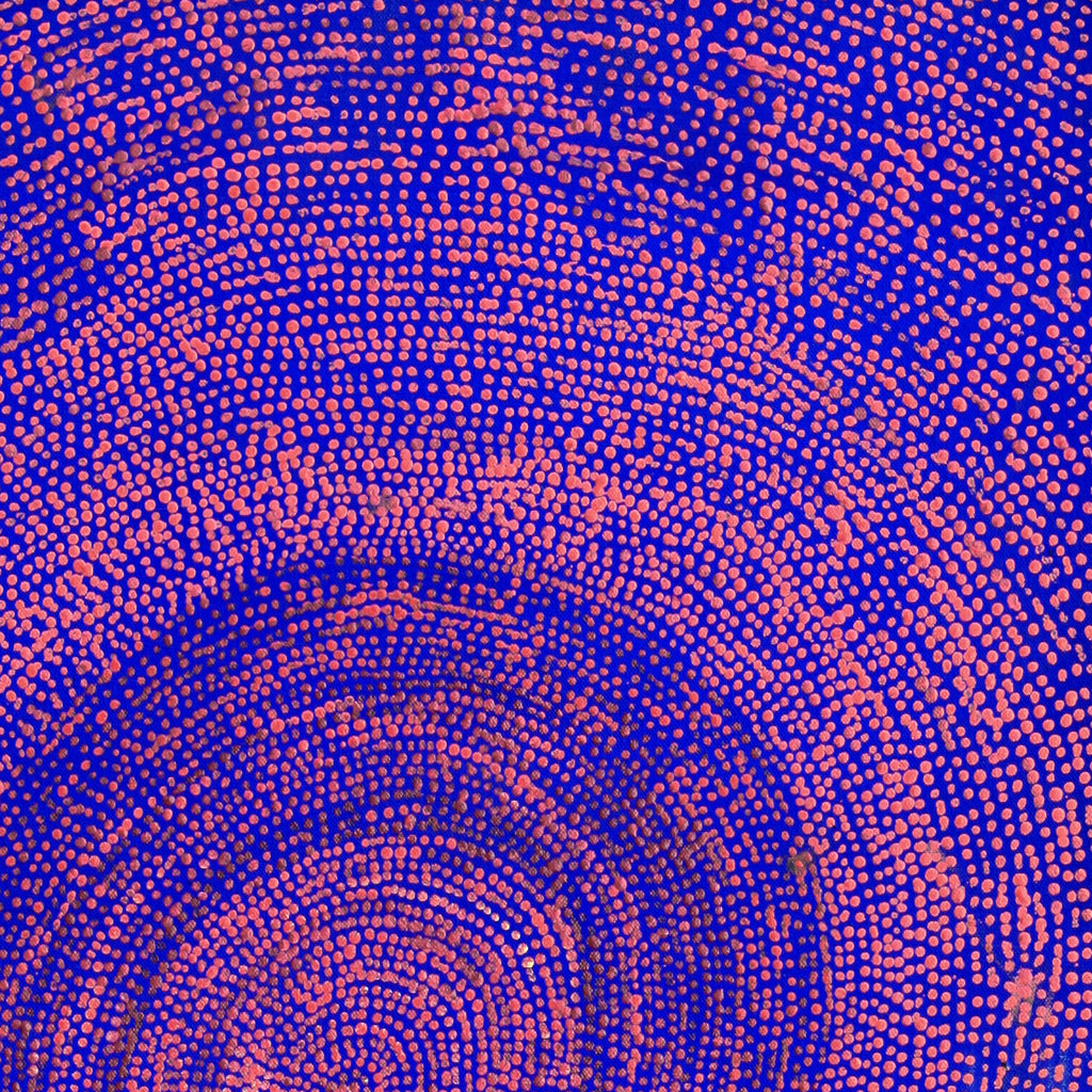 Aboriginal Artwork by Sarah Napurrurla Leo, Ngapa Jukurrpa (Water Dreaming), 61x46cm