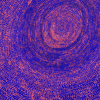 Aboriginal Artwork by Sarah Napurrurla Leo, Ngapa Jukurrpa (Water Dreaming), 61x46cm