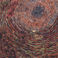 Aboriginal Artwork by Sarah Napurrurla Leo, Ngapa Jukurrpa (Water Dreaming), 91x76cm