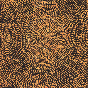 Aboriginal Artwork by Sarah Napurrurla Leo, Ngapa Jukurrpa (Water Dreaming), 30x30cm - ART ARK®